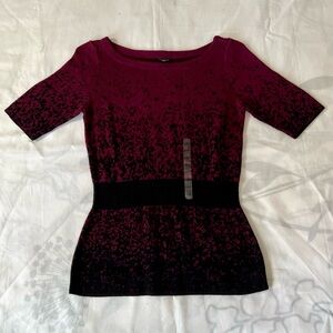 Ann Taylor Factory Women's Peplum Sweater Top